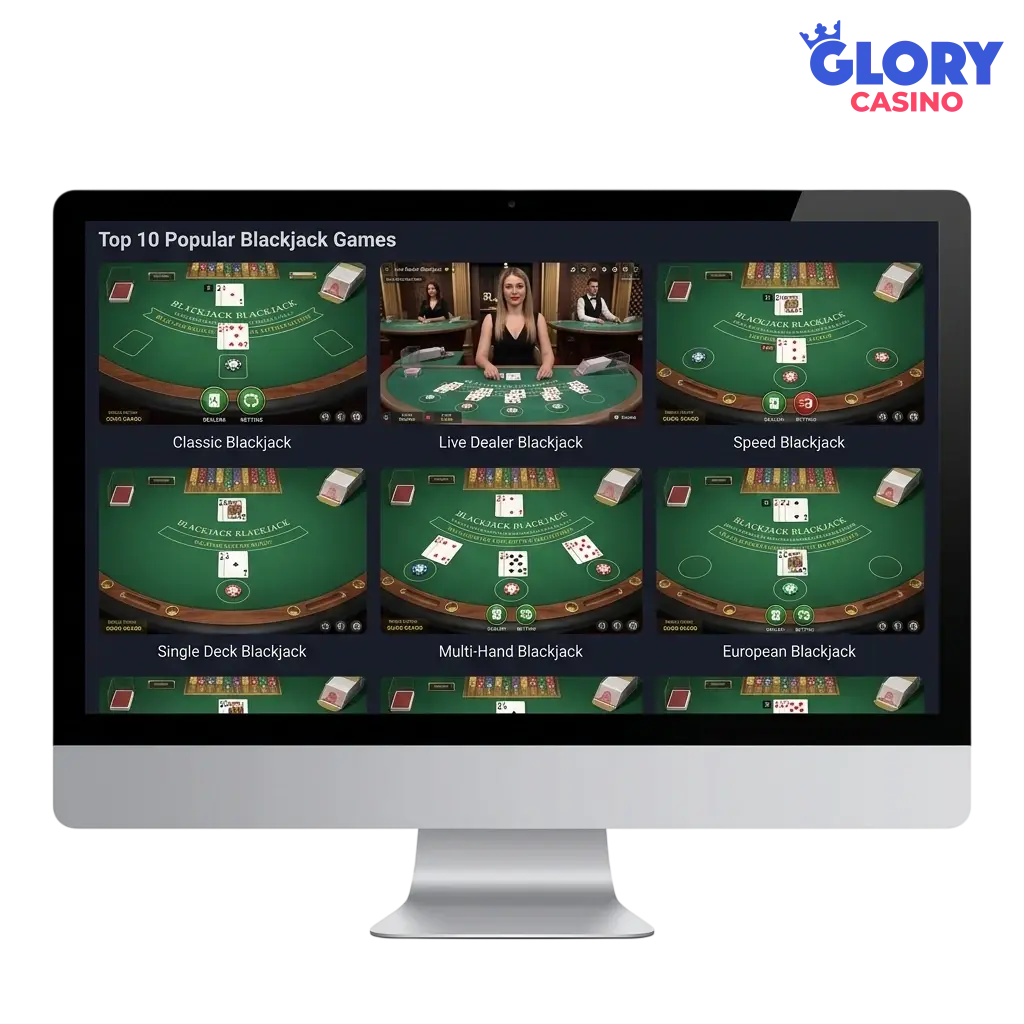 Glory Casino blackjack games available in Bangladesh