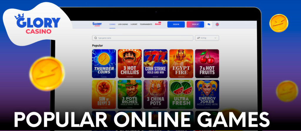 Glory Casino offers a huge selection of online games