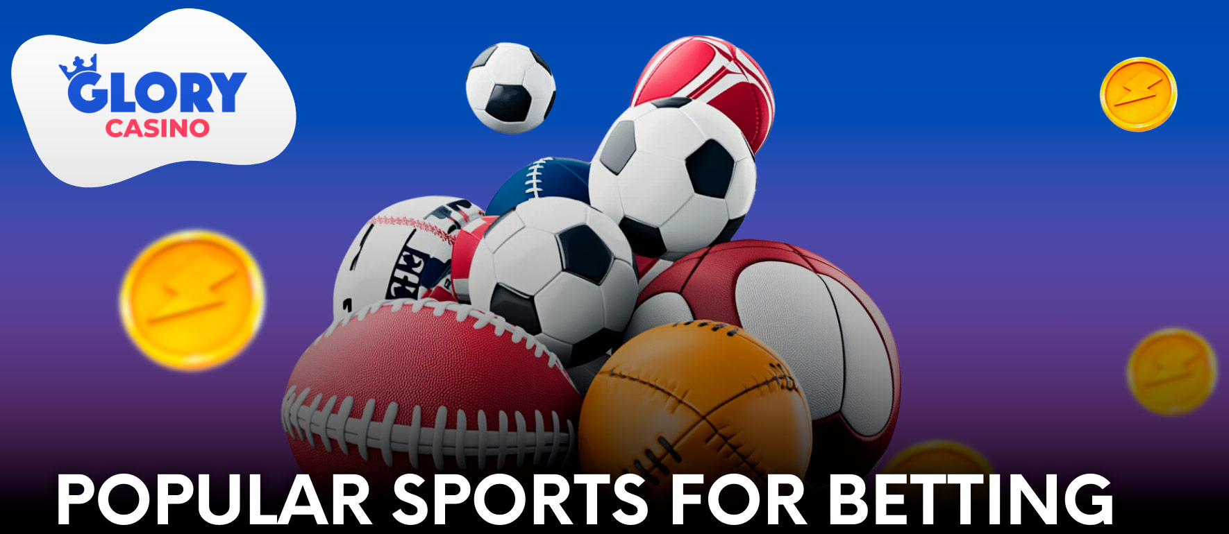 A wide range of sporting events at Glory Casino