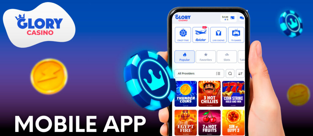 How to Install the Glory Casino Mobile App