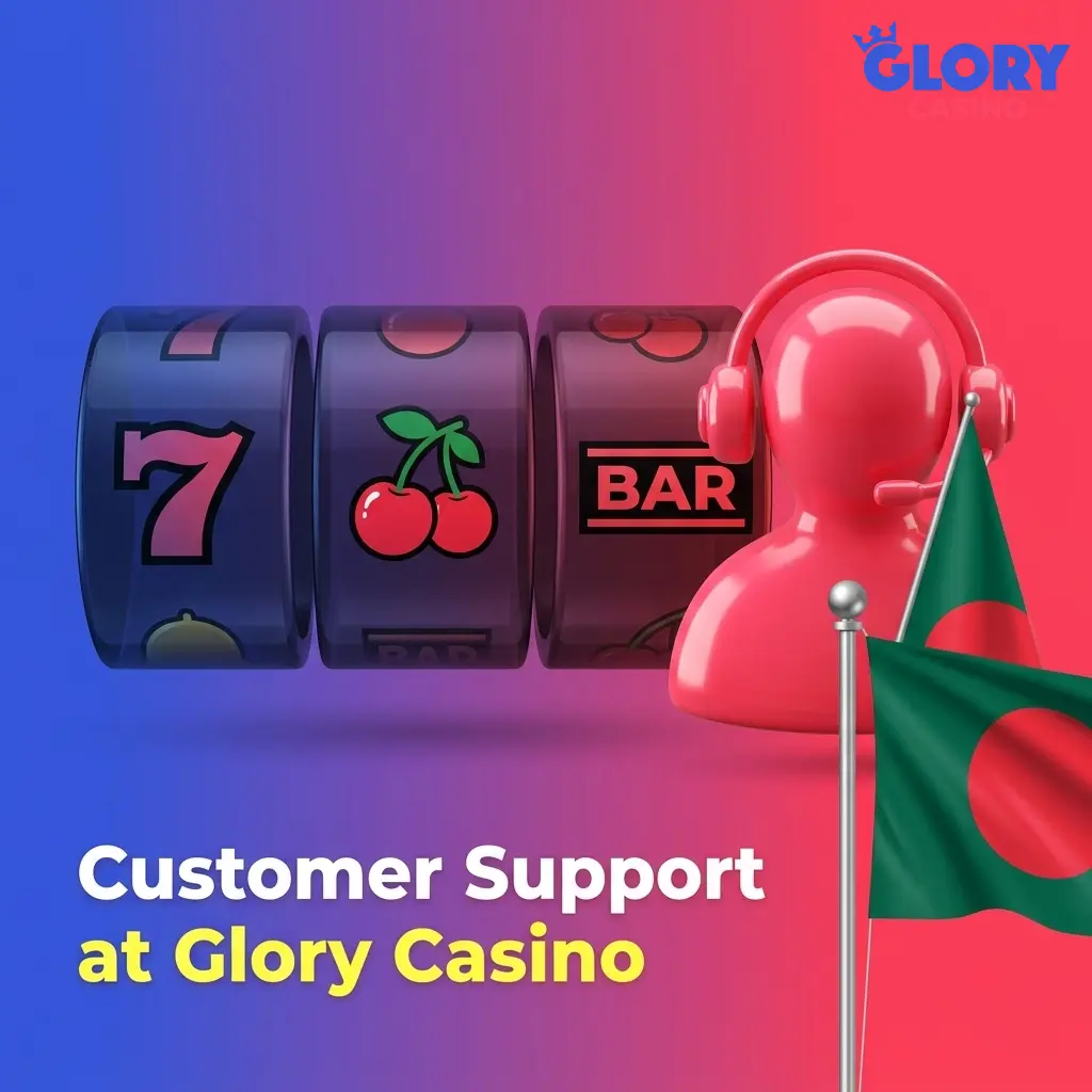 Glory Casino 24/7 customer support team assisting Bangladesh players with account, payment, and technical issues