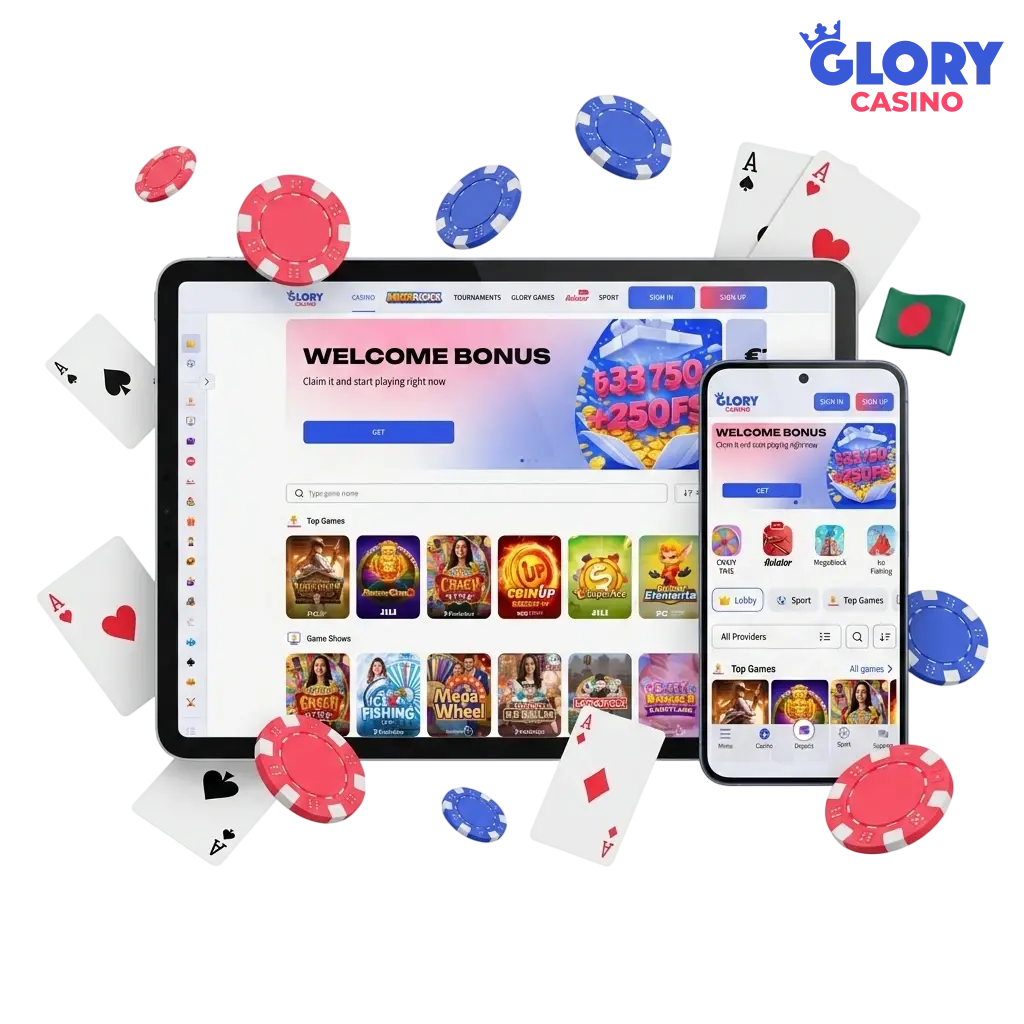 Glory Casino Bangladesh official platform for sports betting and online casino