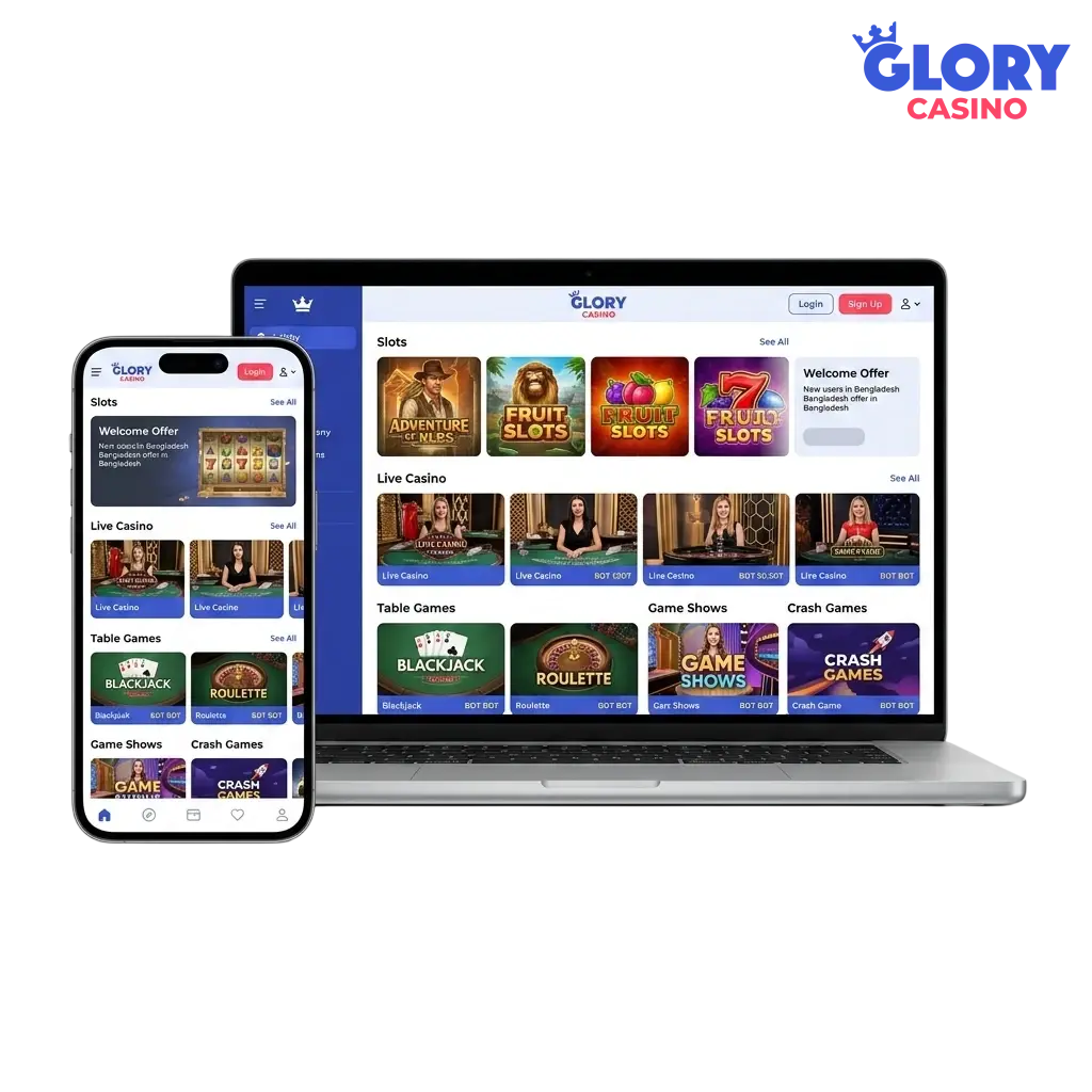 Glory Casino games library in Bangladesh