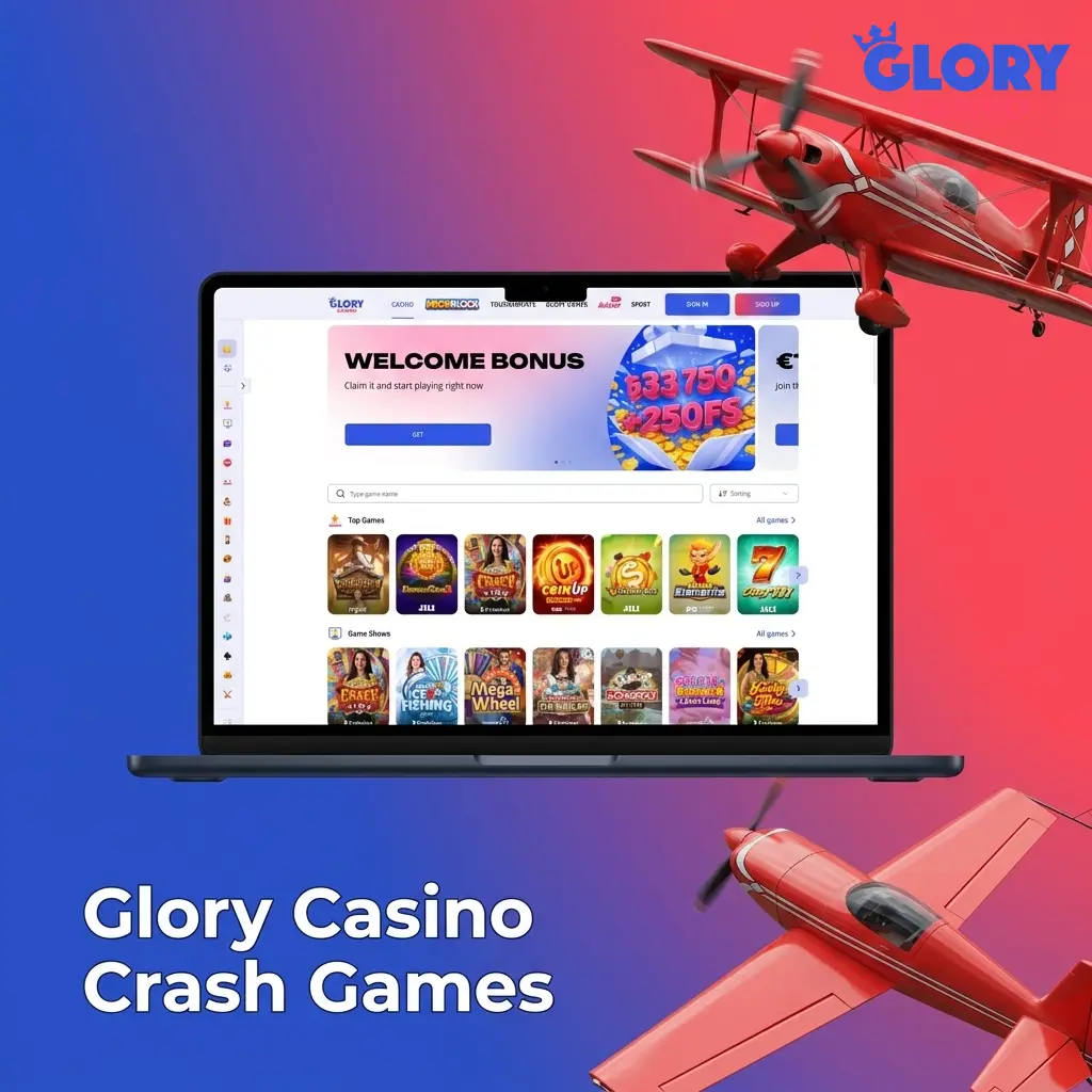 Glory Casino crash games Aviator Lucky Jet Jet X multiplier betting for Bangladesh players