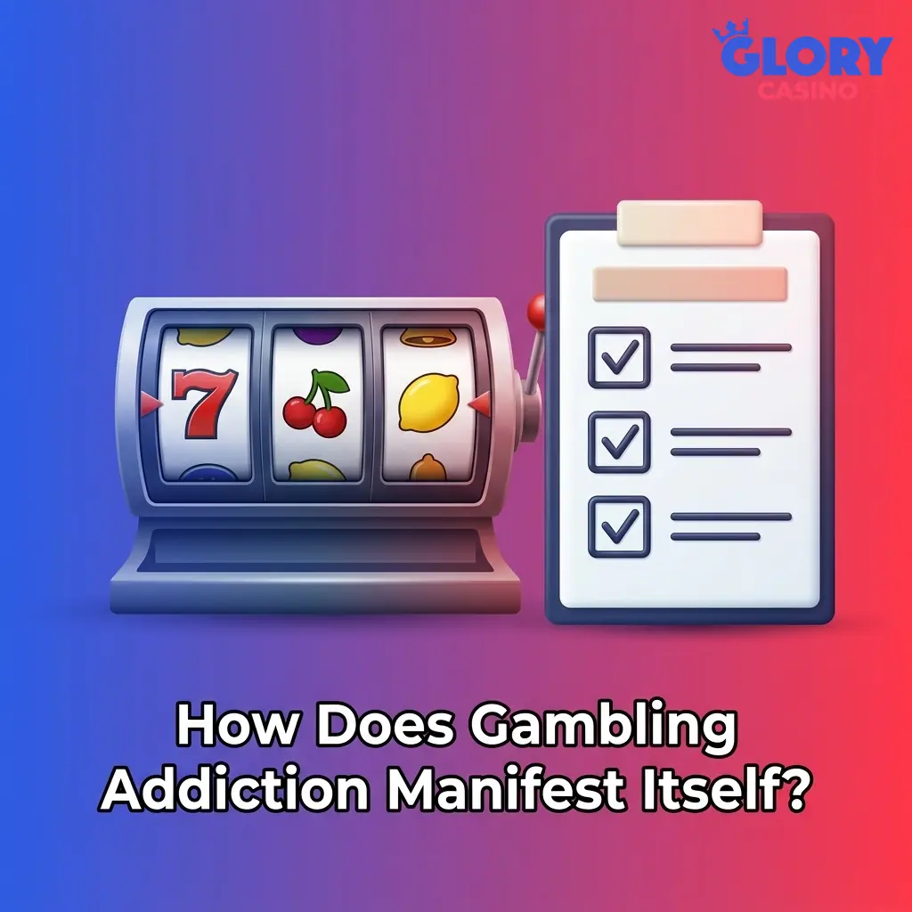 Person struggling with gambling addiction showing signs like chasing losses, neglecting duties, and emotional dependency on betting