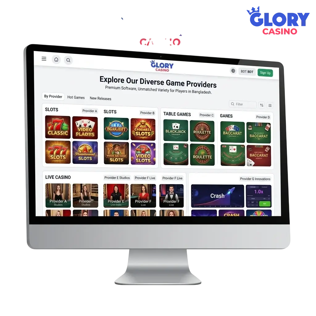 Glory Casino software providers overview