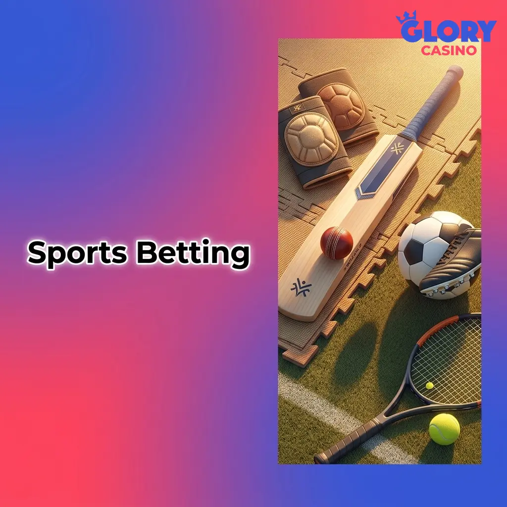 Glory Casino sportsbook interface showing cricket, football, kabaddi and tennis betting markets with BDT odds for Bangladesh players