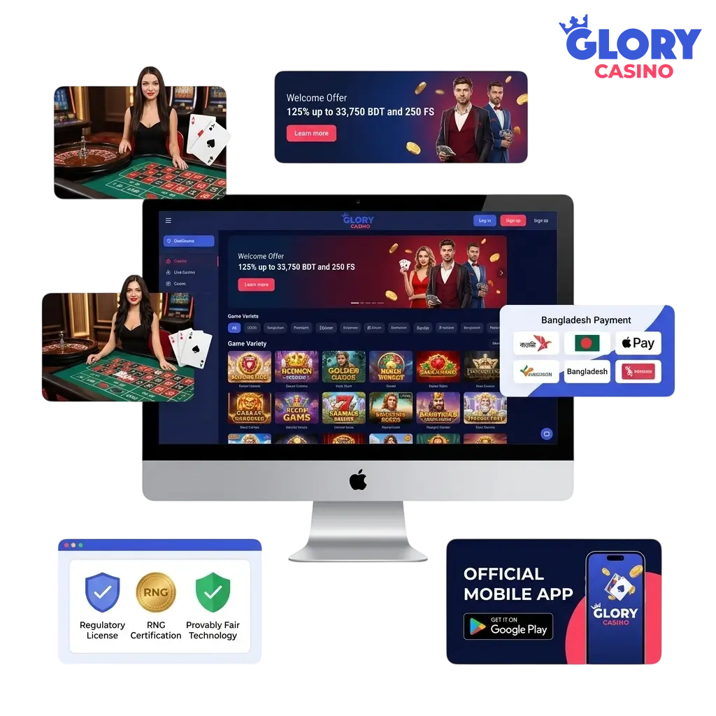 Glory Casino features for Bangladesh players