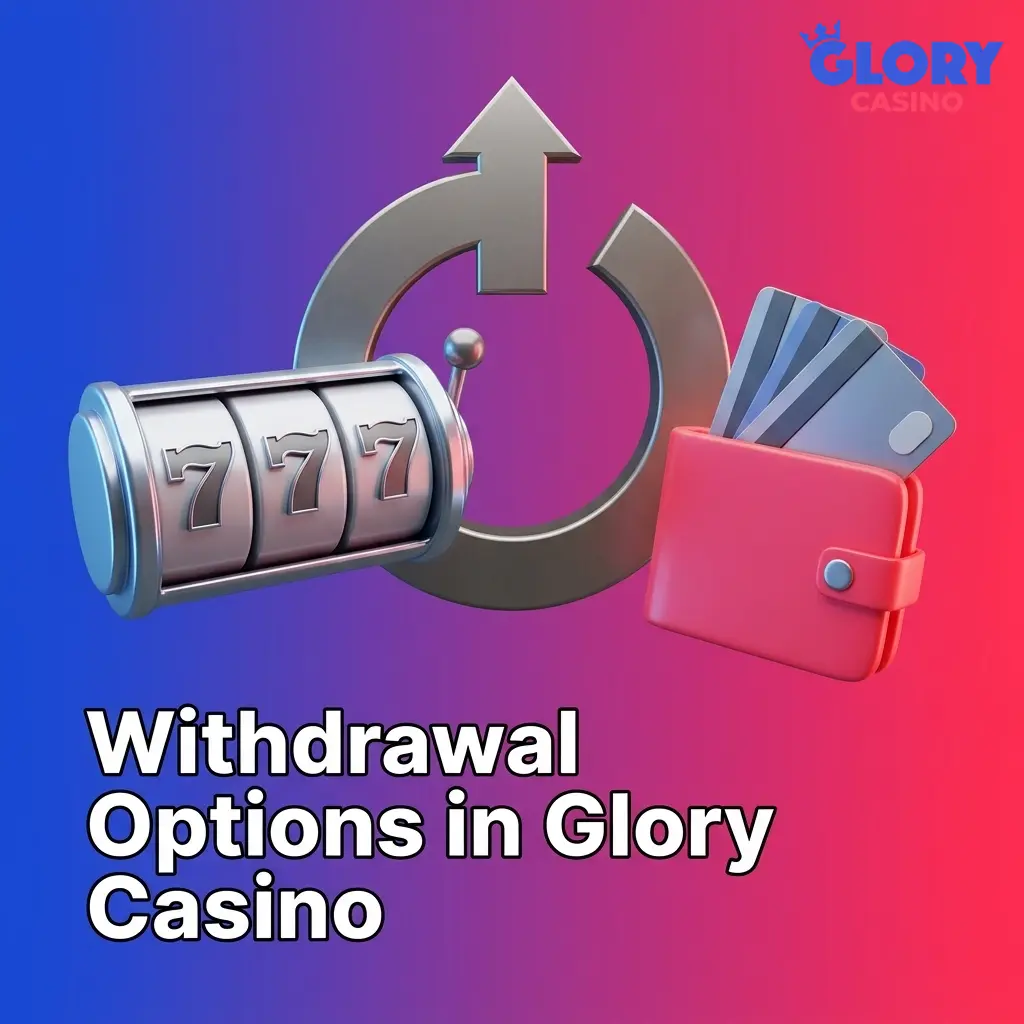 Glory Casino withdrawal options in Bangladesh showing bKash, Nagad, and Upay with 500 BDT minimum and free fees